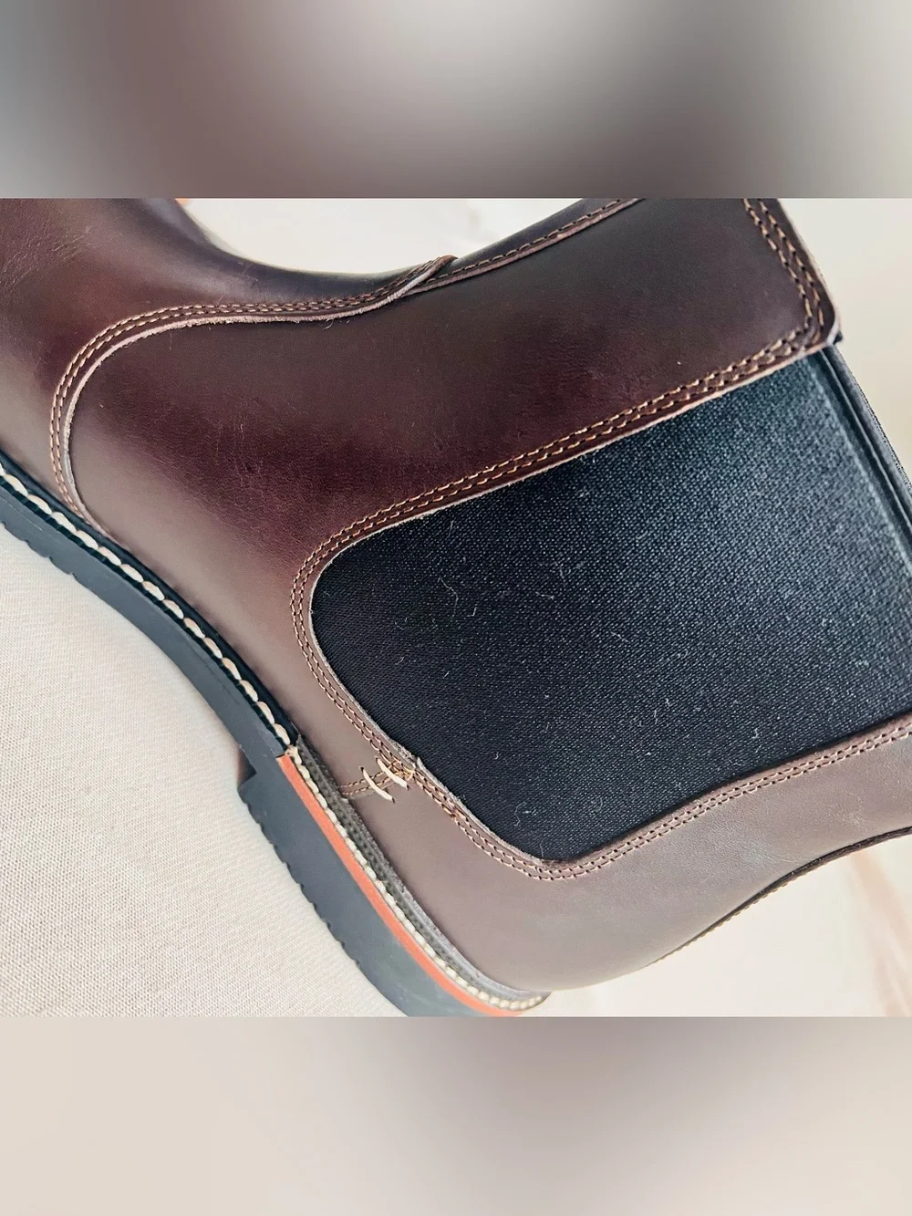 Timberland Brook Park Smooth Leather Chelsea Boots NWOT Men’s 11.5 Brown